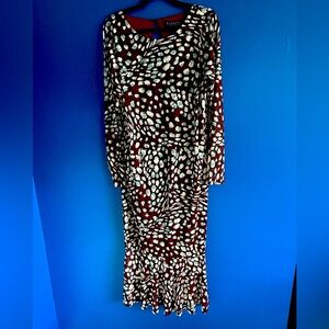 Midi printed dress